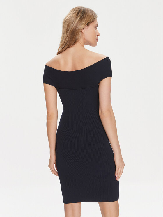 MICHAEL Michael Kors MICHAEL Michael Kors Rochie de zi MR4825E33D Bleumarin Slim Fit