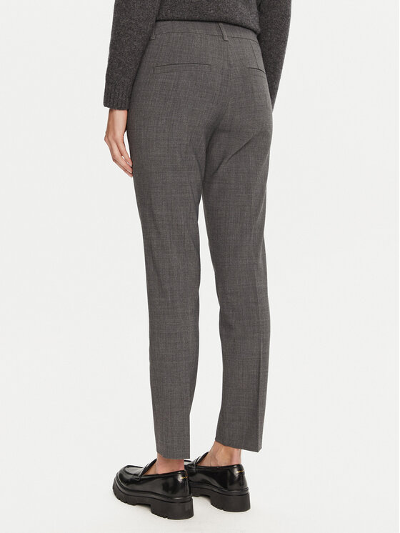 Marella Marella Pantaloni di tessuto Gerona 2423136052 Grigio Straight Fit