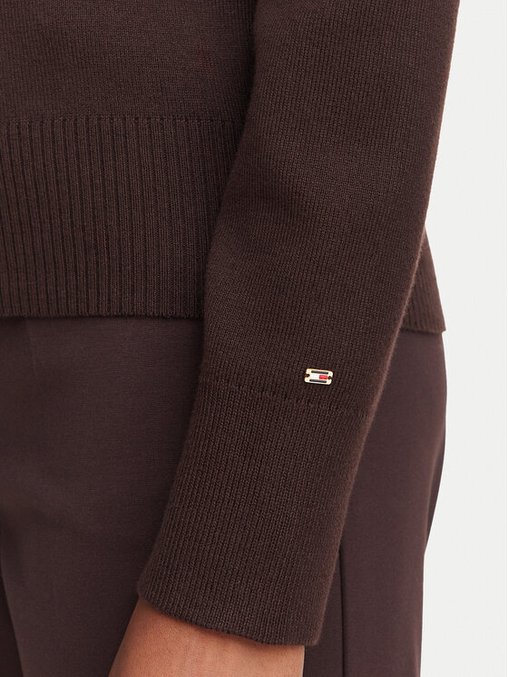 Tommy Hilfiger Tommy Hilfiger Kardigan WW0WW51415 Brązowy Regular Fit