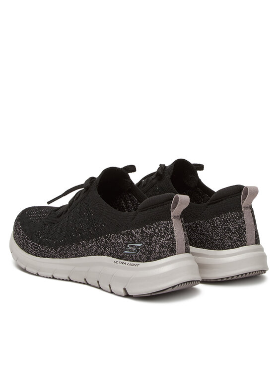 Skechers Skechers Tenisice Pure Flex-Pulse 104651/BKGY Crna