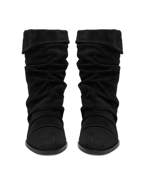 Badura Badura Īsie zābaki EO-APRIL-25FW218 Melns