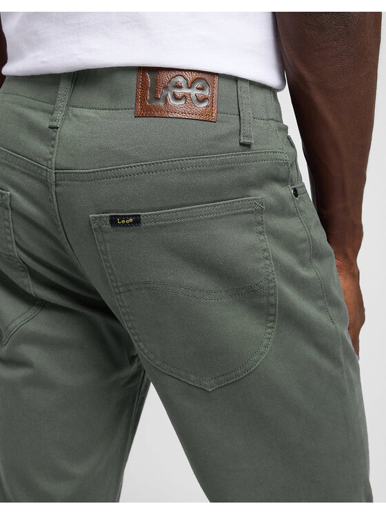 Lee Lee Pantaloni di tessuto STRAIGHT FIT MVP Verde Regular Fit