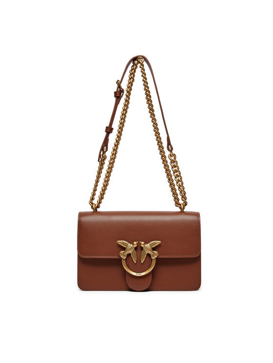 PINKO Pinko Kabelka Love One Mini Dc AI 24-25 PLTT 100074 A0F1 Hnědá