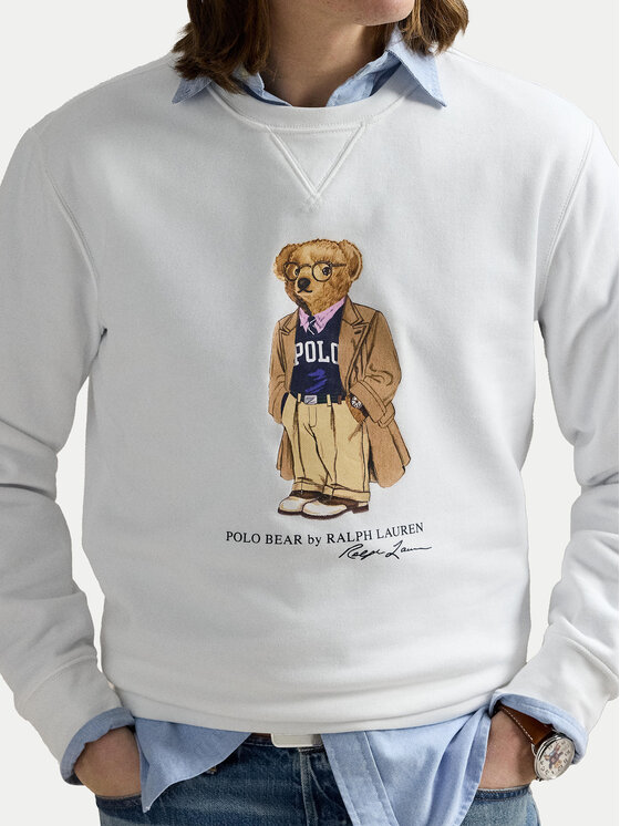 Polo Ralph Lauren Polo Ralph Lauren Majica dugih rukava 710973161001 Bijela Regular Fit