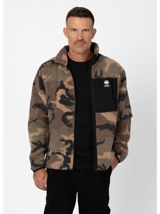 PITBULL PITBULL Bluza JOYNER Zielony Regular Fit