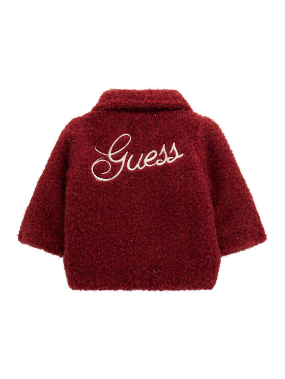 Guess Guess Kurtka przejściowa A5BL01 WGIT0 Bordowy Regular Fit