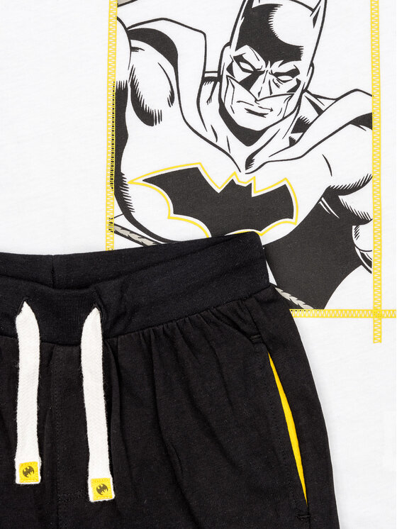 Zippy Set T Shirt und Shorts Batman ZKBAP0602 23001 WeiB Regular Fit Modivo