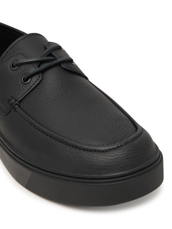 Calvin Klein Calvin Klein Pusbačiai Hybrid Clean Boat Shoe Lth HM0HM02233 Juoda