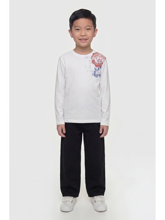 Guess Kids Guess Kids T-Shirt 183144 Bílá Classic Fit
