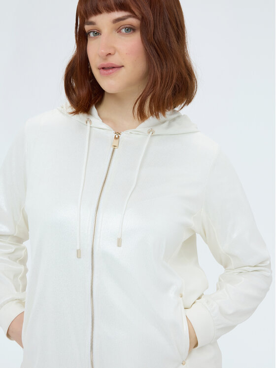 Fiorella Rubino Fiorella Rubino Felpa G833L008908N011 Bianco A-Line Fit
