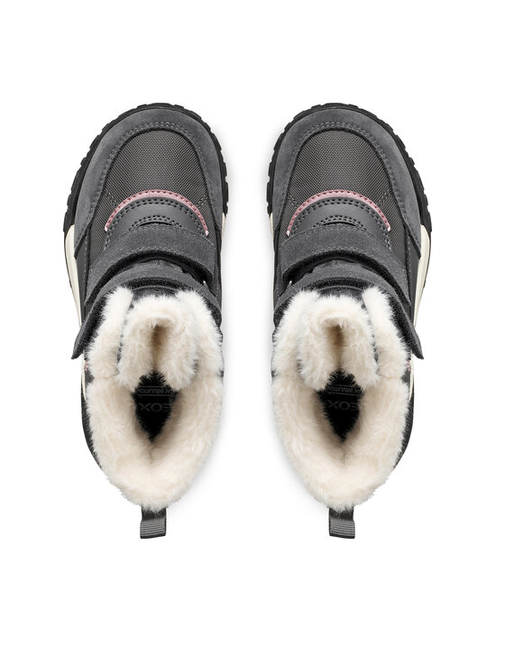 Geox Geox Sněhule J Trekkyup Girl B Abx J46M7E 08V22 C1377 S Tmavě šedá