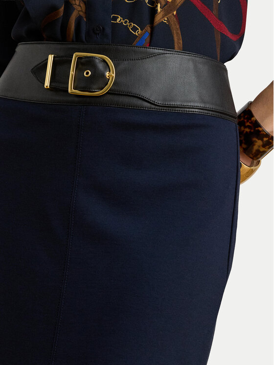 LAUREN RALPH LAUREN LAUREN RALPH LAUREN Ravno krilo 200P03729001 Mornarsko modra Regular Fit