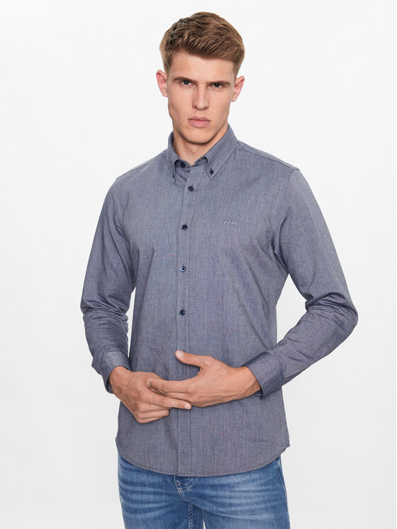 BOSS Boss Košulja 50489341 Tamnoplava Regular Fit