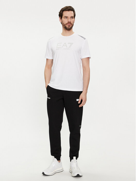 EA7 Emporio Armani EA7 Emporio Armani T-shirt 3DPT29 PJULZ 1100 Bianco Regular Fit