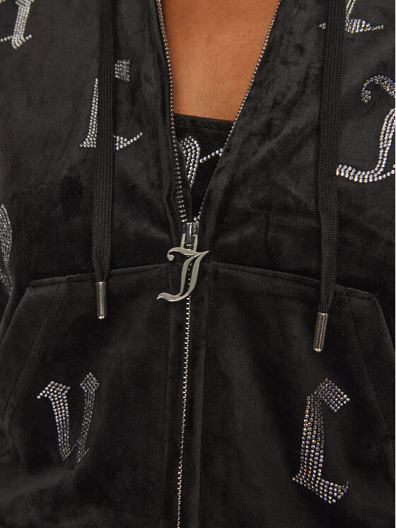 Juicy Couture Juicy Couture Світшот Nala JCMAS224251 Чорний Loose Fit
