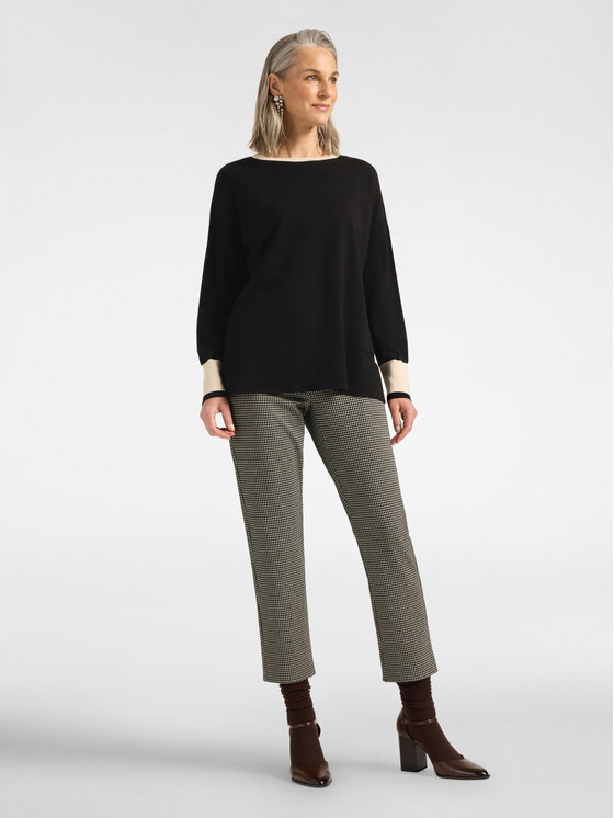 Elena Mirò Elena Mirò Maglione M035Z000796N0A1 Nero Over Fit