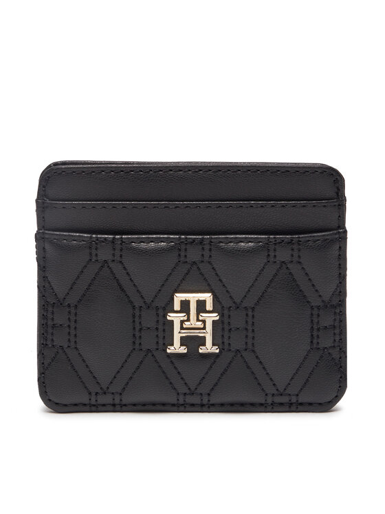Tommy Hilfiger Puzdro na kreditné karty AW0AW16591 Čierna