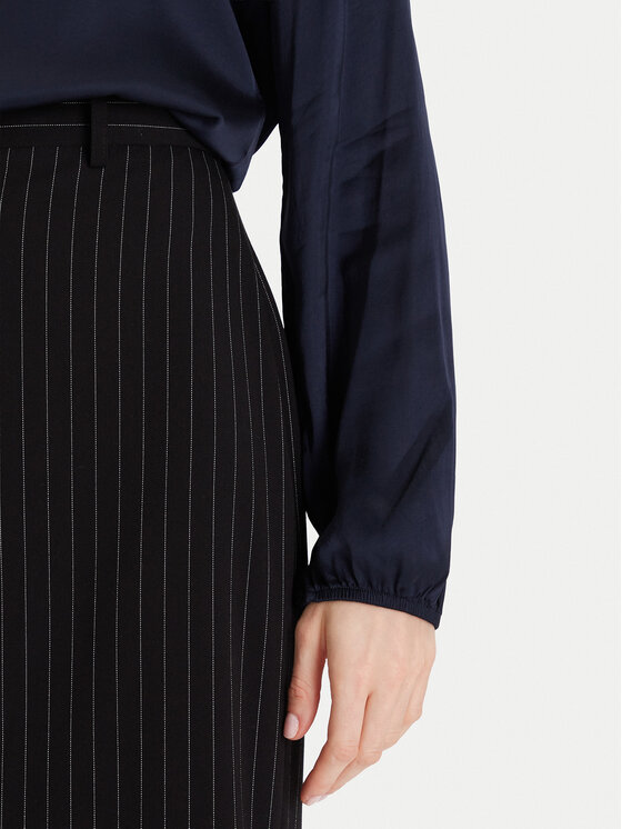 Maryley Maryley Блуза 25IB824/18BL Тъмносин Regular Fit