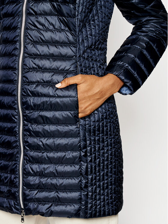 Geox Geox Μπουφάν πουπουλένιο Jaysen Long W1225C T2849 F4491 Σκούρο μπλε Regular Fit