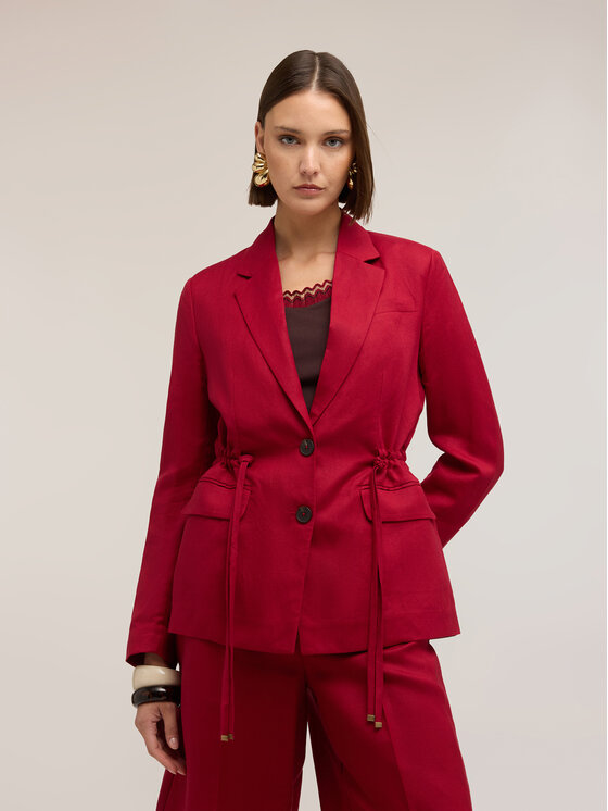 Motivi Motivi Giacca da abito Q045Q101093N0Z6 Bordeaux Regular Fit