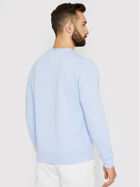 Tommy Hilfiger Tommy Hilfiger Суитшърт Stacked Flag MW0MW18299 Син Regular Fit