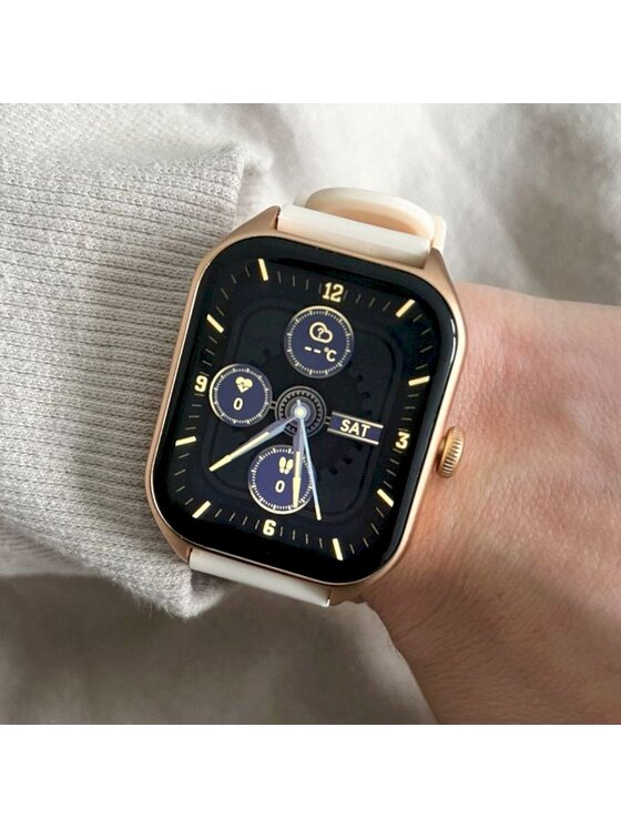 Rubicon Rubicon Smartwatch SMARUB206 Różowe złoto
