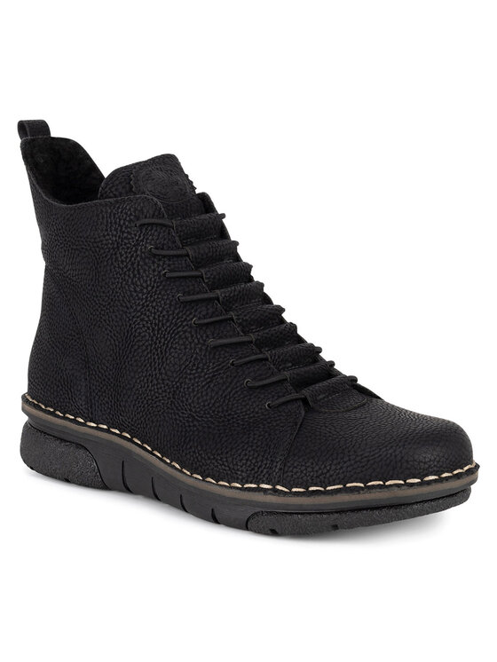 Rieker Rieker Botine 73333-00 Negru