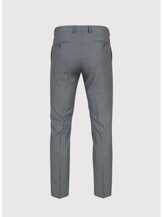 Pako Lorente Pako Lorente Spodnie garniturowe P24WF-6G-004 Szary Slim Fit