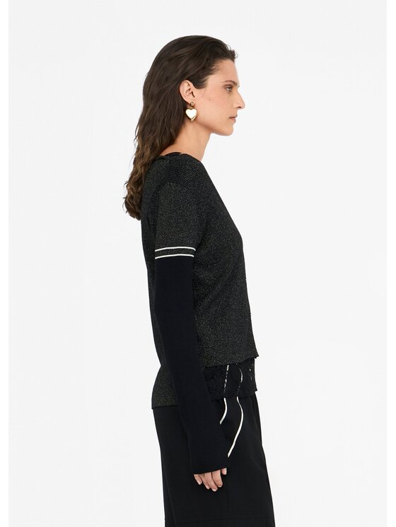 Liu Jo Liu Jo Cardigan TF5027MS49IA4348 Nero Regular Fit