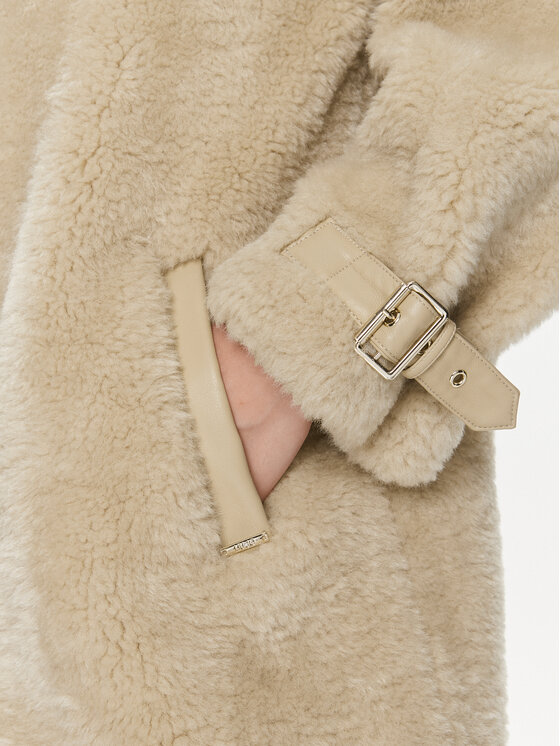 Liu Jo Liu Jo Futro MF3176 ES002 Beżowy Relaxed Fit
