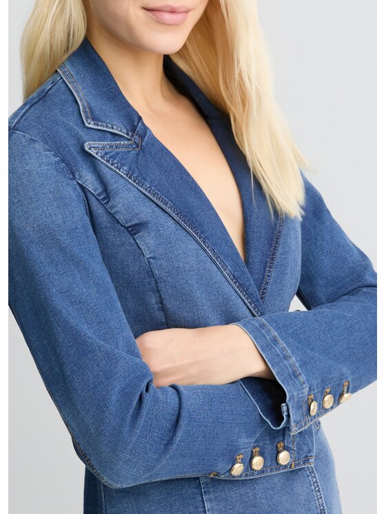 Liu Jo Liu Jo Giacca di jeans UA5093D492578809 Celeste Regular Fit