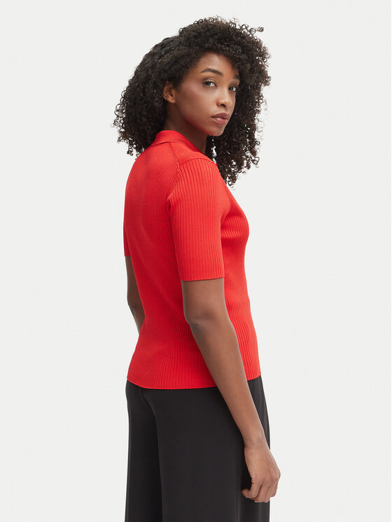 Tommy Hilfiger Tommy Hilfiger Kardigan WW0WW48482 Crvena Slim Fit