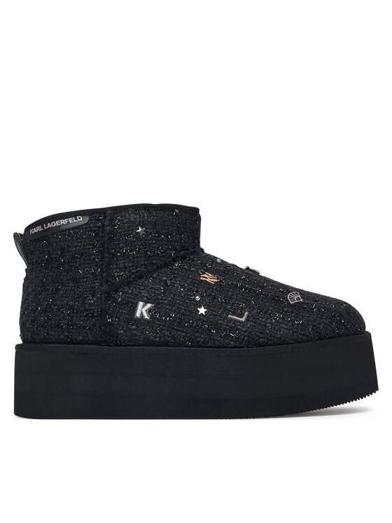 KARL LAGERFELD KARL LAGERFELD Апрески Thermo Charms & Studs KL48524B Черен