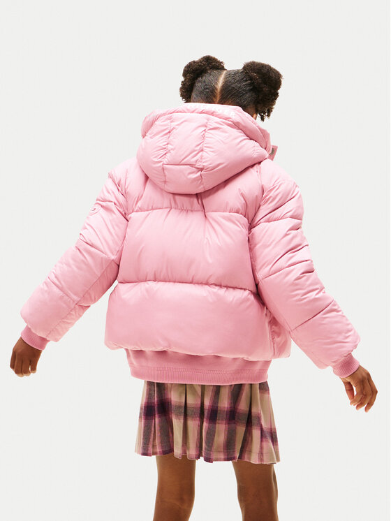 Tommy Hilfiger Tommy Hilfiger Žieminė striukė KG0KG08861 S Rožinė Regular Fit