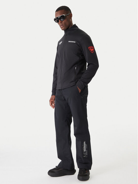Rossignol Rossignol Суитшърт от техническо трико Hero RLOML01 Черен Slim Fit