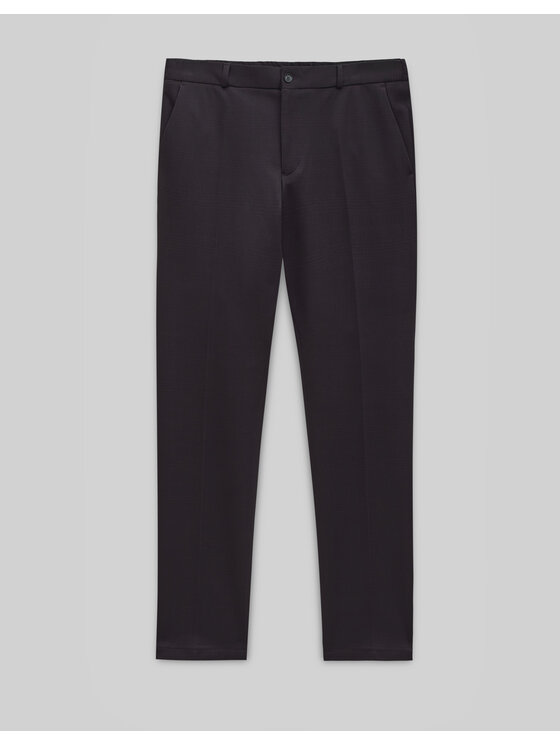 Borgio Borgio Spodnie garniturowe gozzano Bordowy Slim Fit