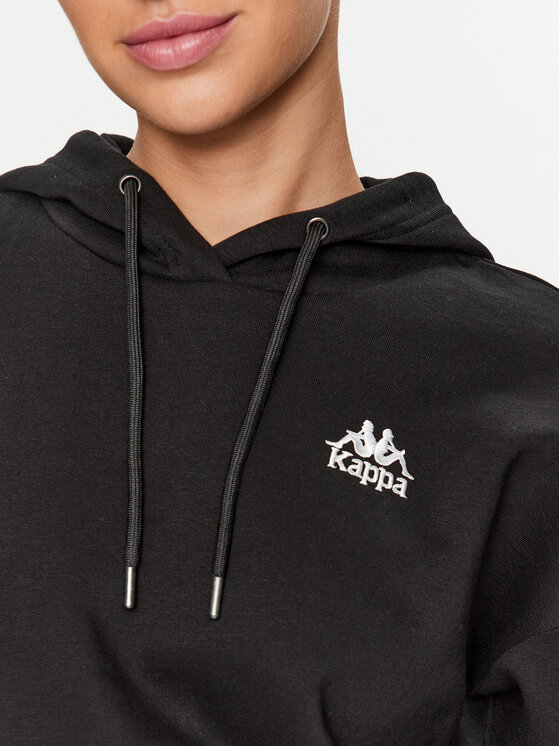 Kappa Kappa Μπλούζα 313024 Μαύρο Regular Fit