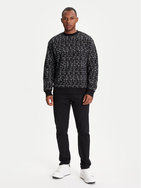 KARL LAGERFELD KARL LAGERFELD Sweatshirt 705109 553910 Schwarz Regular Fit