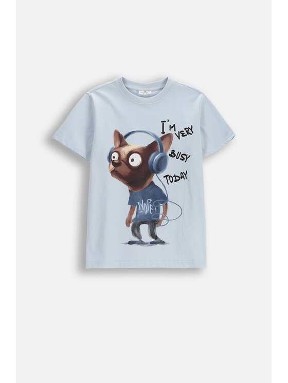Coccodrillo Coccodrillo T-Shirt WC6143215VBB-036 Niebieski Regular Fit