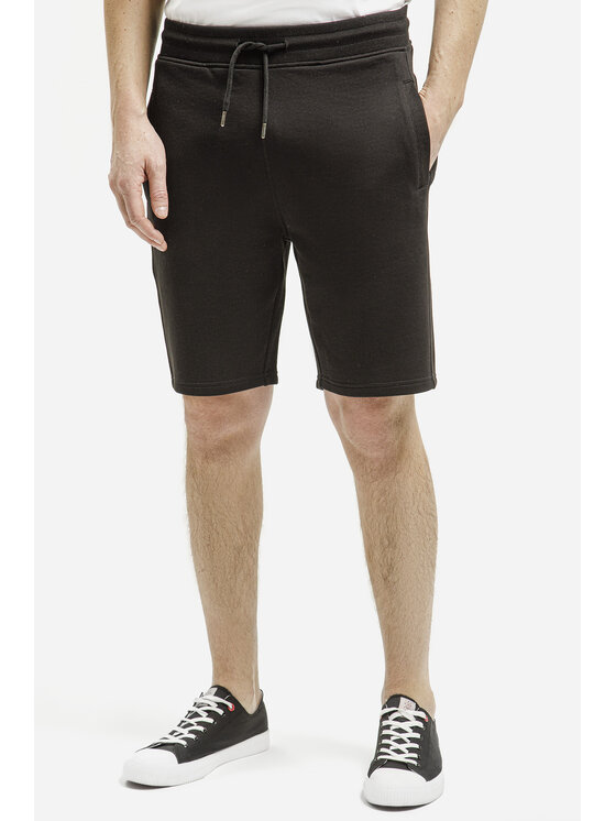 Cross Jeans Cross Jeans Szorty sportowe 49076-020 Czarny Regular Fit