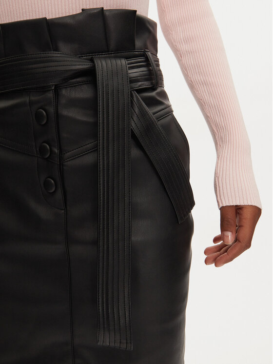 Morgan Morgan Gonna in similpelle 232-JANI Nero Slim Fit