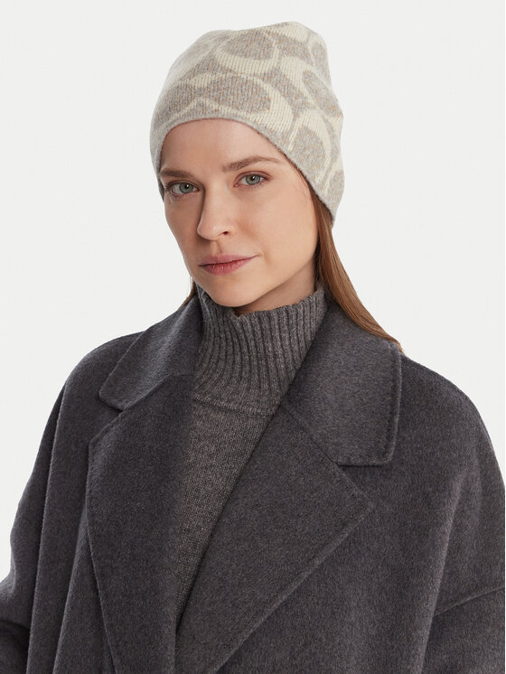 Coach Coach Czapka CCT78 Beżowy