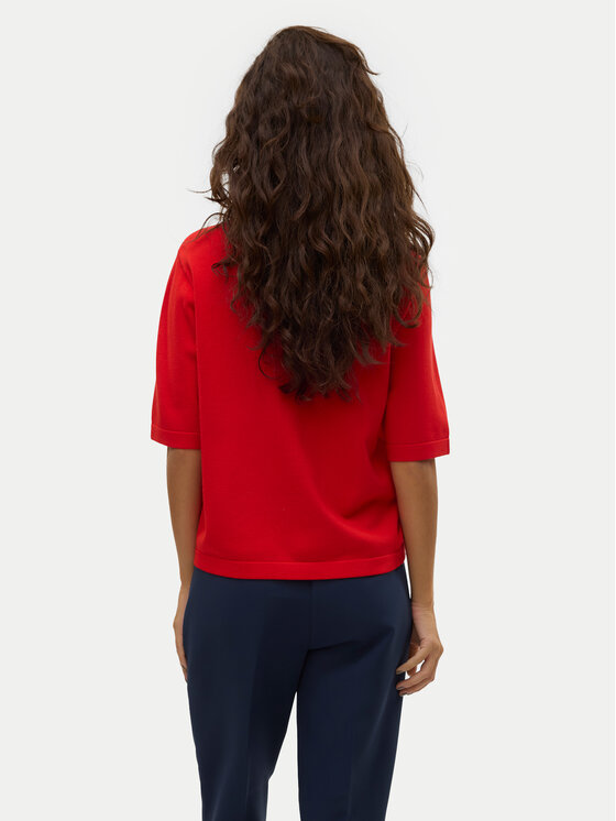 Vero Moda Vero Moda Светр Silje 10320460 Червоний Oversize