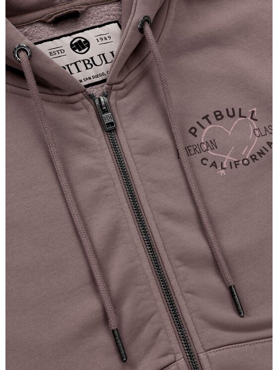 PITBULL PITBULL Bluza MANZANITA HEART Bordowy Regular Fit