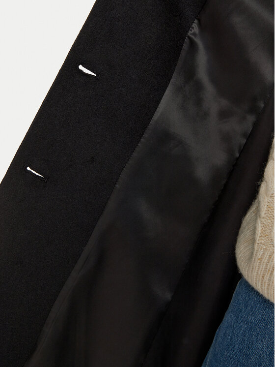 United Colors Of Benetton United Colors Of Benetton Palton de lână 28HFDN069 Negru Regular Fit