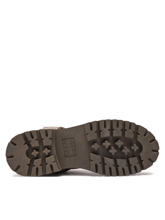 Tommy Jeans Tommy Jeans Polokozačky Tjw Urban Biker Boot Suede EN0EN02729 Šedá