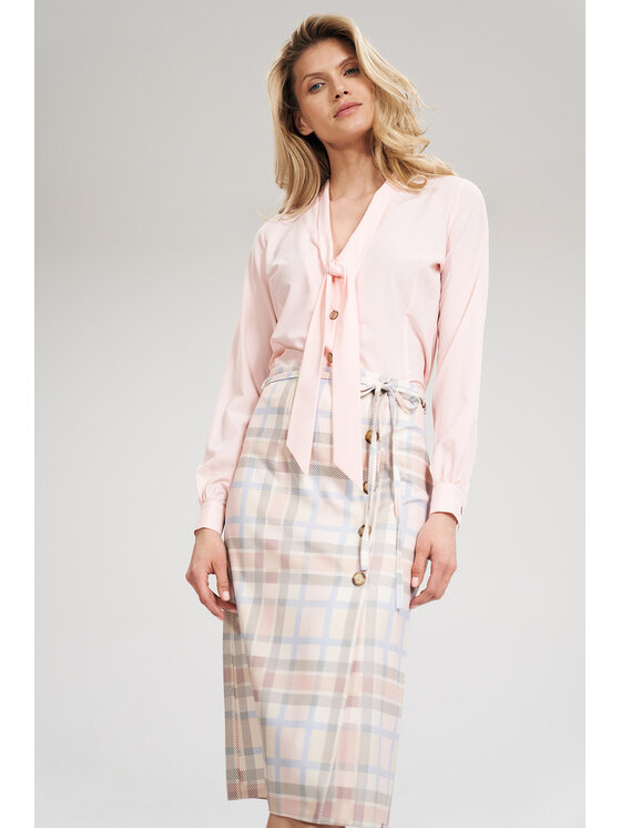 FIGL FIGL Halenka M700 Růžová Regular Fit
