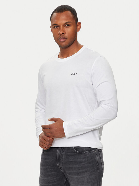 Hugo Longsleeve krekls Derol222 50466159 Balts Regular Fit