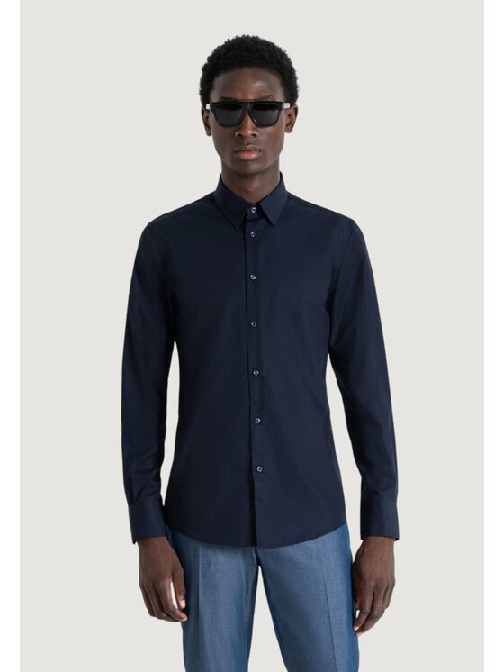 Antony Morato Antony Morato Camicia NAPOLI Blu Casual Fit