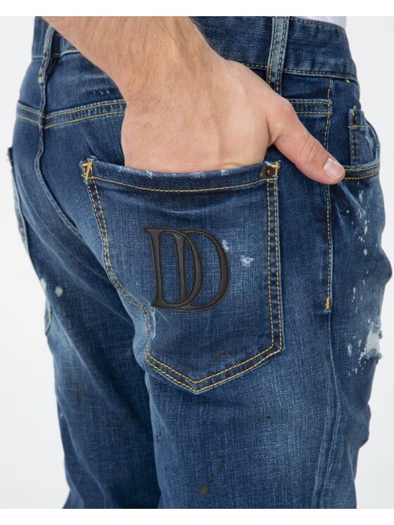 Dsquared2 Dsquared2 Jeansy S71LB0498 S30342 Modrá Slim Fit